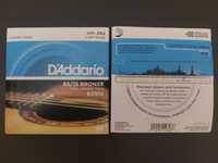 Струни для акустичної гітари D'Addario 85/15 bronze