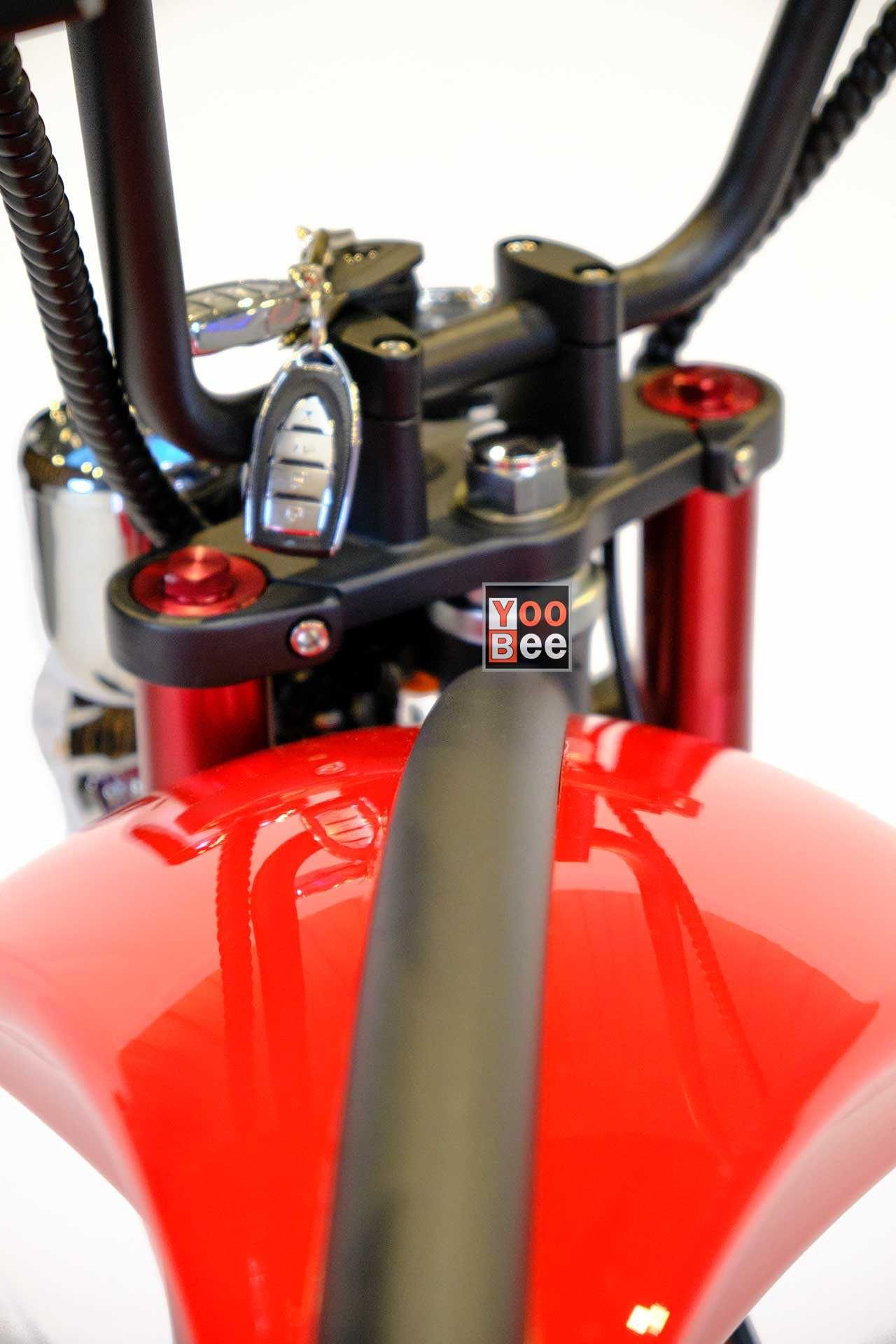 Электроскутер Чоппер Mangosteen Chopper red 3000W 30 Аh