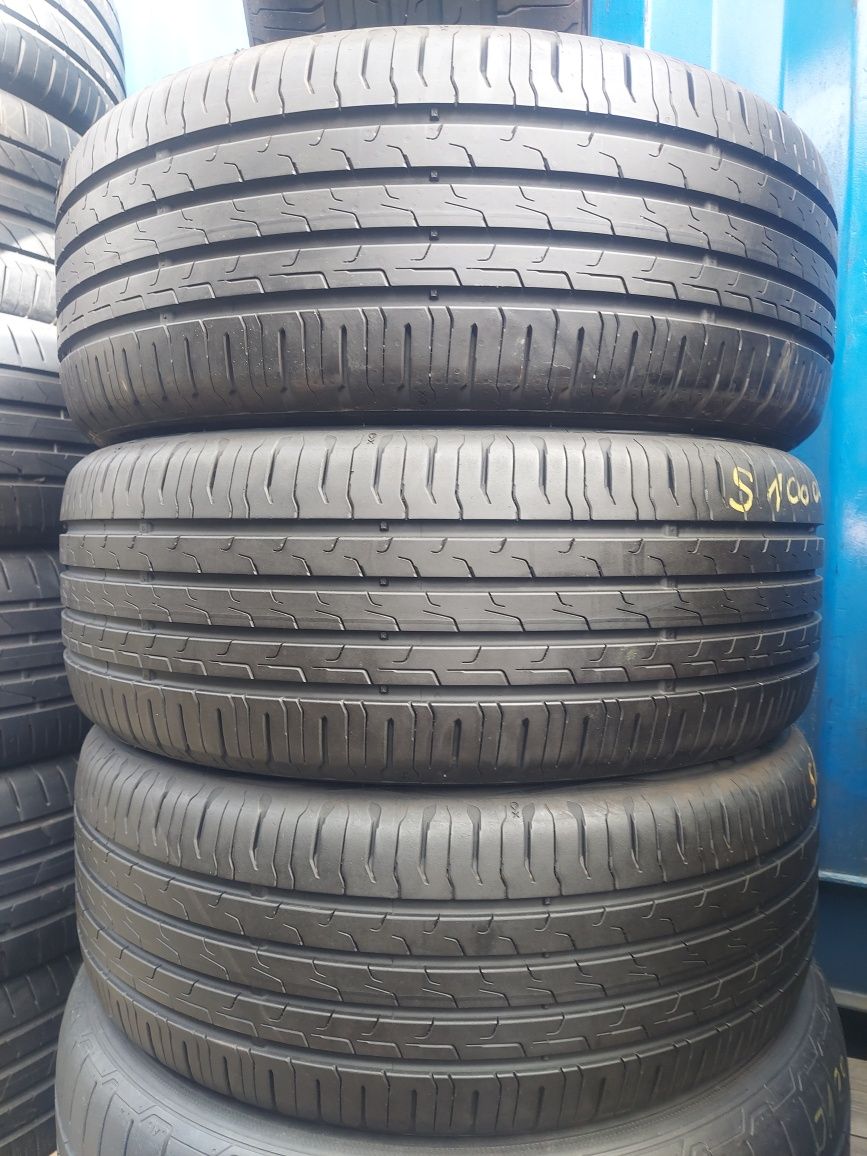 Opony używane 4x 205/45R17 Continental EcoContact 6 Lato Jak Nowe