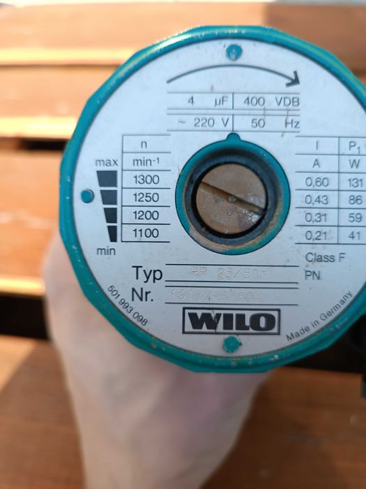 Pompa obiegowa Wilo RP 25/80r