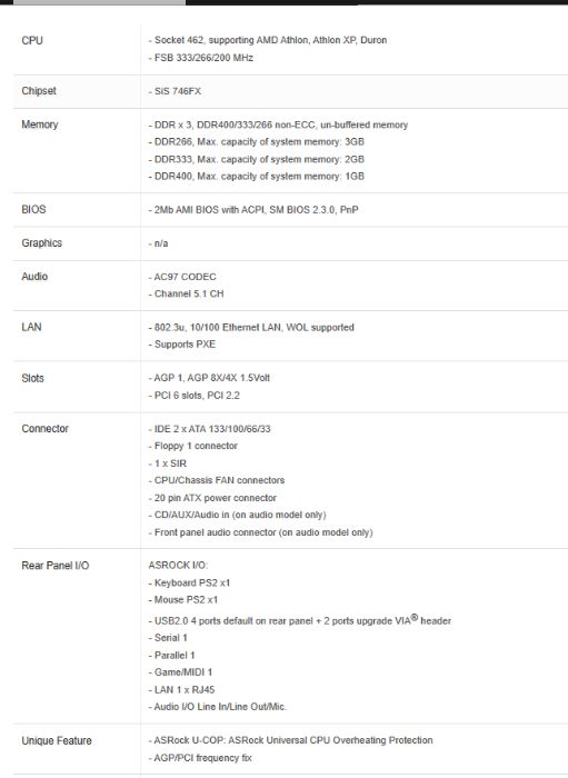 MotherBoard AsRock K7S8X Socket A (462)
