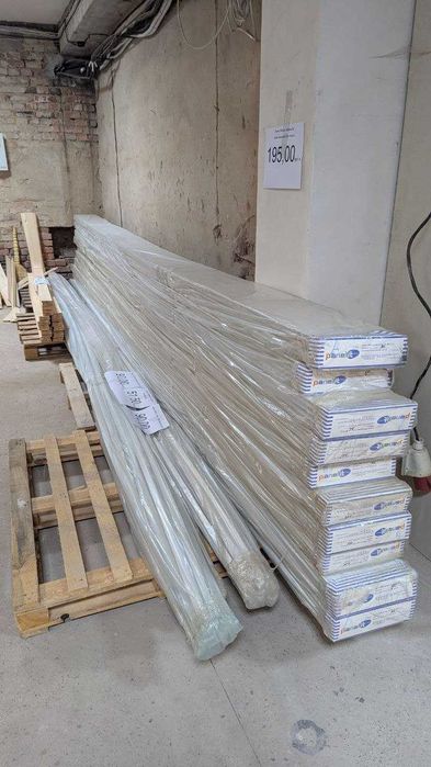 Вагонка, Панель ПВХ лак. (8x250мм 6м) Білий глянець