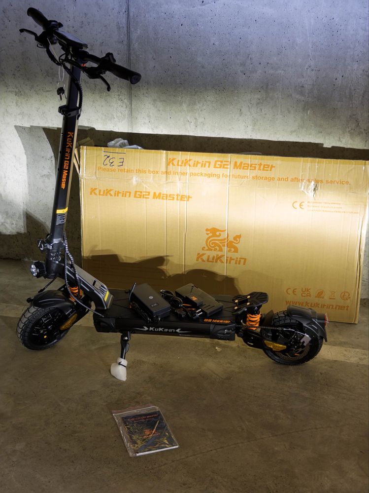 NOWY ORYGINALNY kukirin G2 master, dual motor, 0 przebieg, box