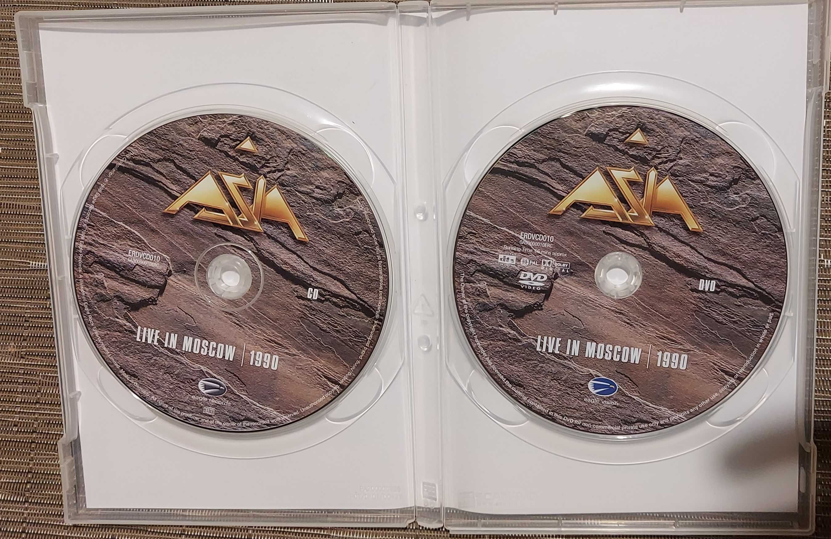 AZIA wspaniałe koncerty DVD i CD z 1990 i 2001r.