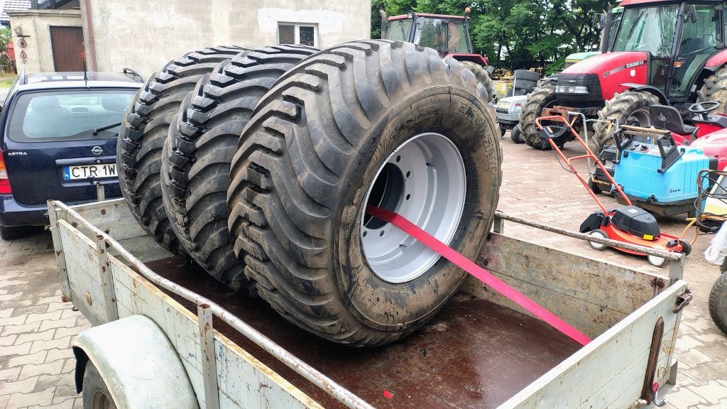 Koła 550/60 r22.5 jak nowe 10 otworów do przyczepy beczki