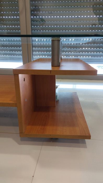 Mesa de sala com vidro