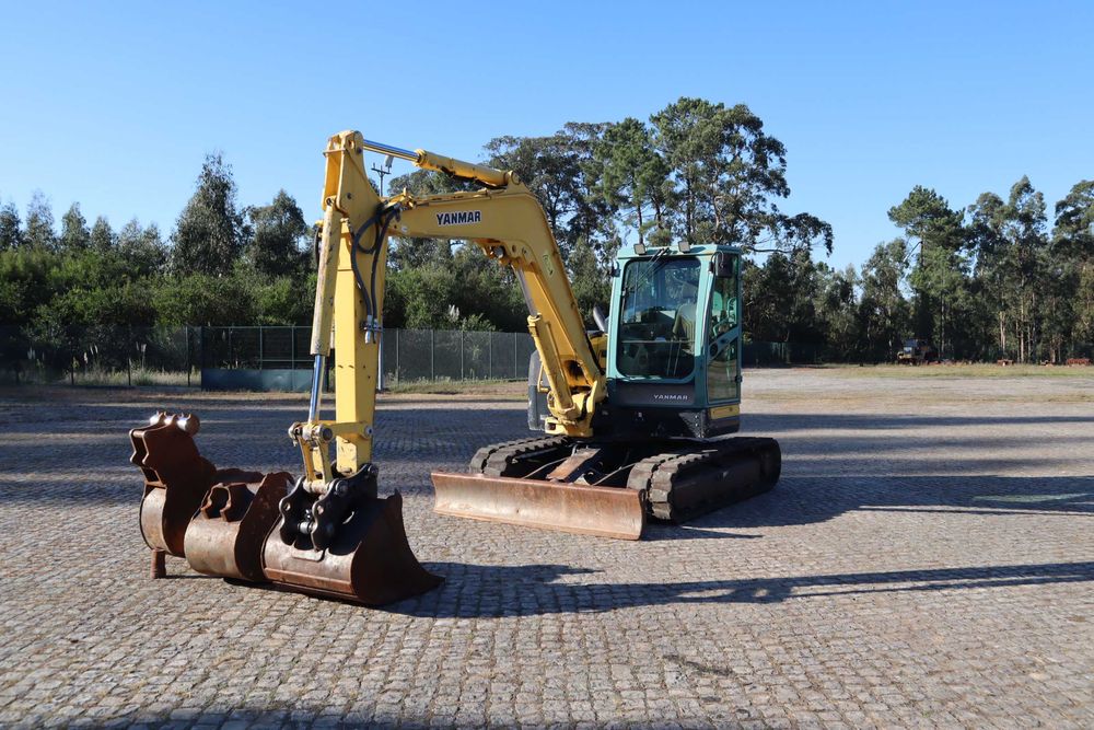 2015 Yanmar VIO80-1A Escavadora Giratória de Rastos