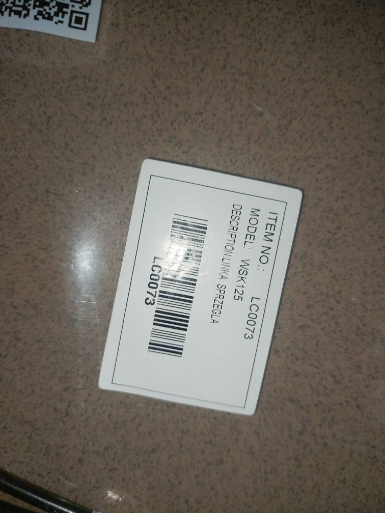 Nowe linki gazu i sprzeglo wsk125 PL