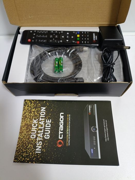 Recetor de Satélite Octagon SF8008 4K Single