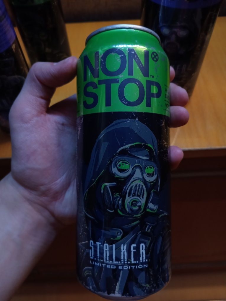 Non Stop S.T.A.L.K.E.R энергетик Нон Стоп Сталкер фіолетовий зелений