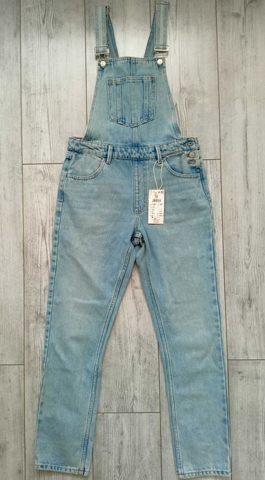 Ogrodniczki damskie niebieskie Cropp 32 / XXS nowe