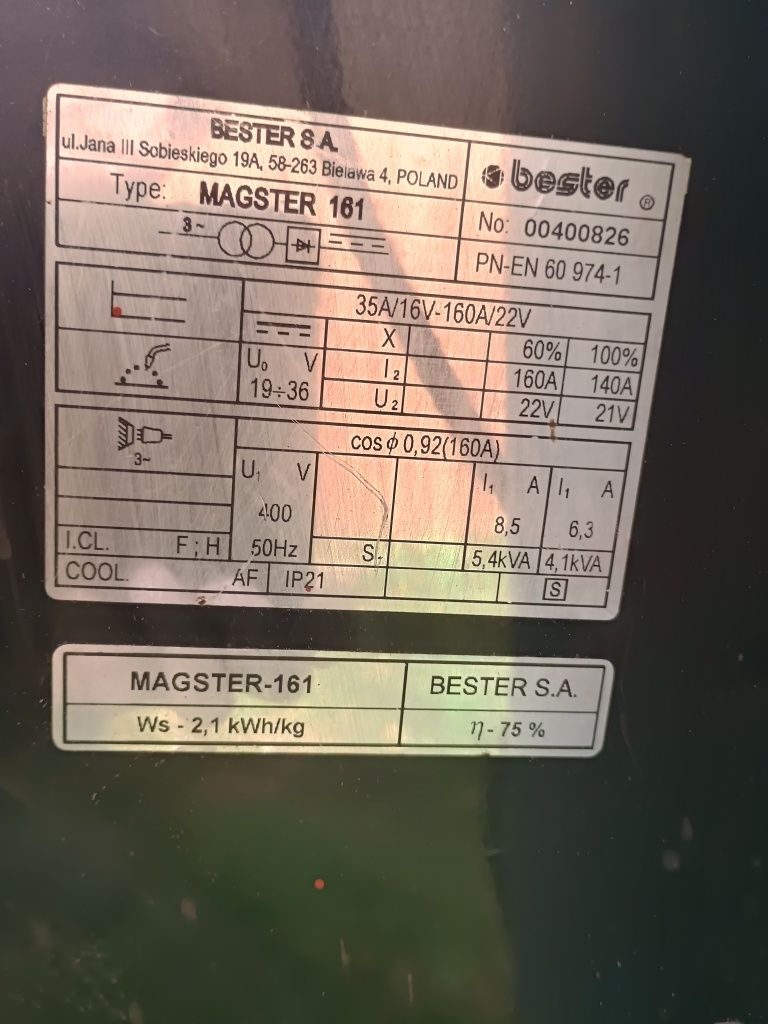 Migomat Bester magster 161s