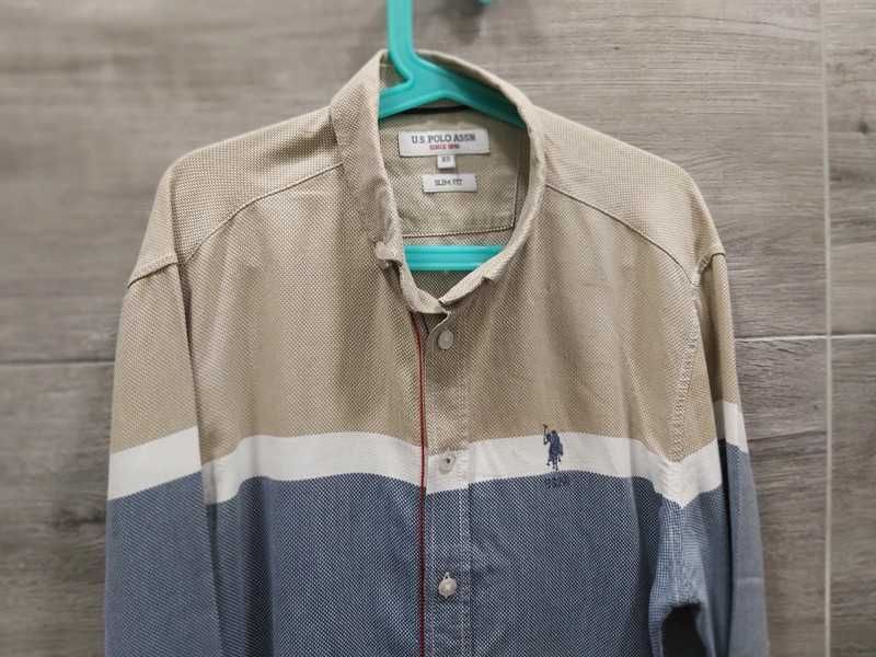 U.s.polo assn. Śliczna koszula nowa slim fit xs
