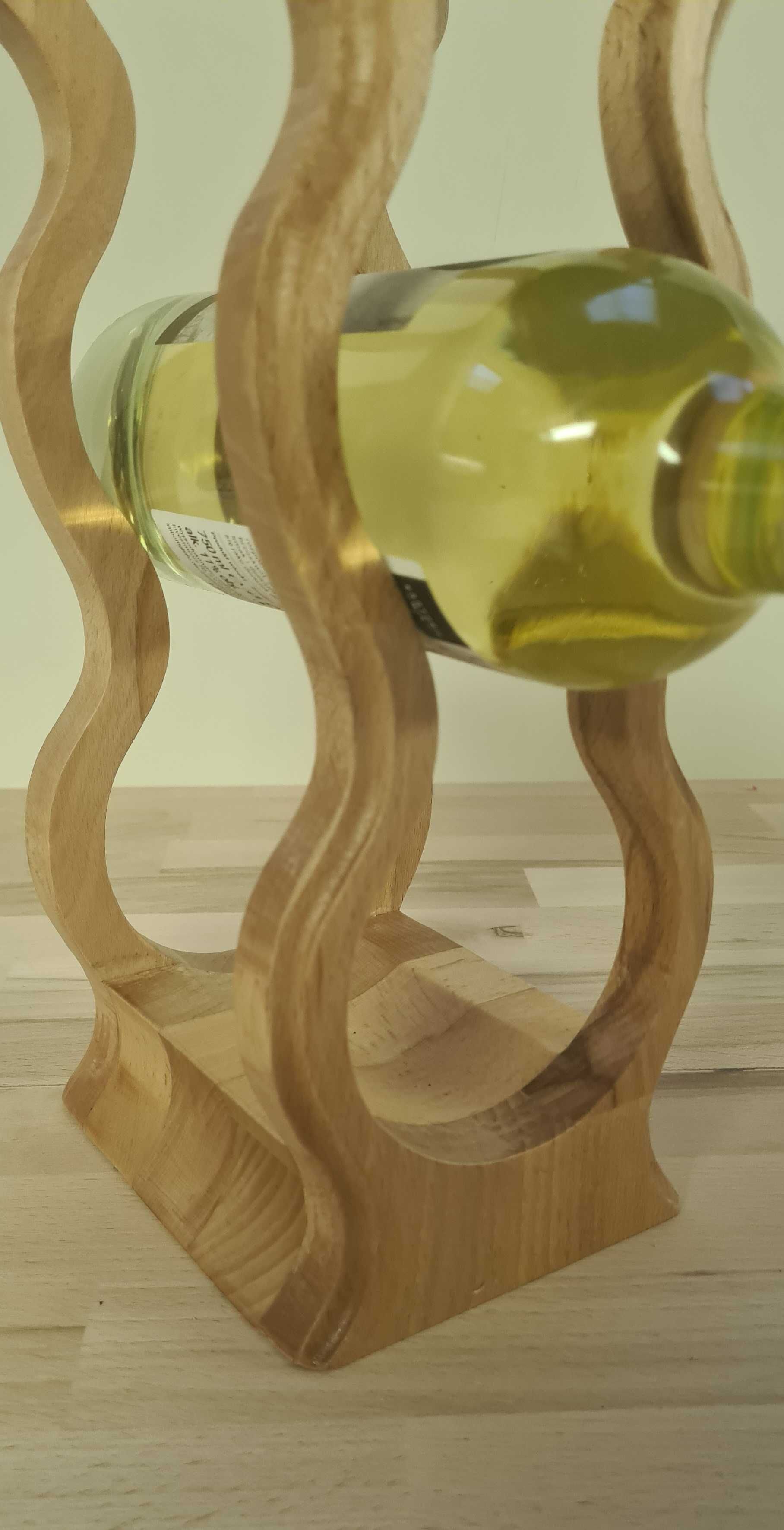 Stojak na wino - drewno