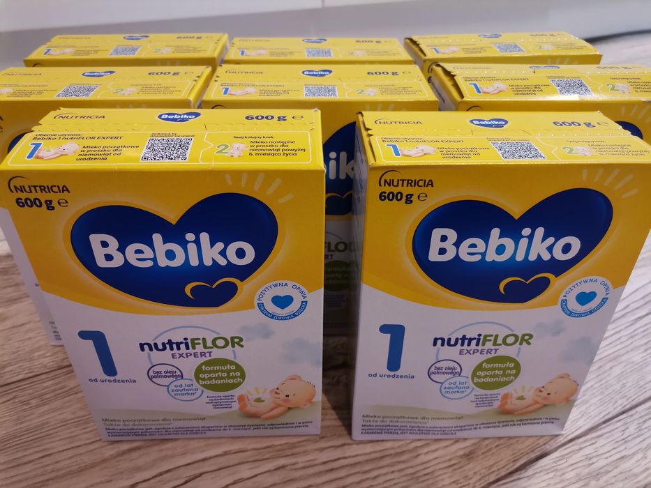 8 kartonów po 600g mleko bebiko 1