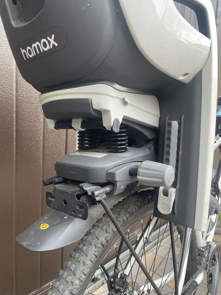 Hamax велосипедное кресло для ребенка + багажник Hamax.