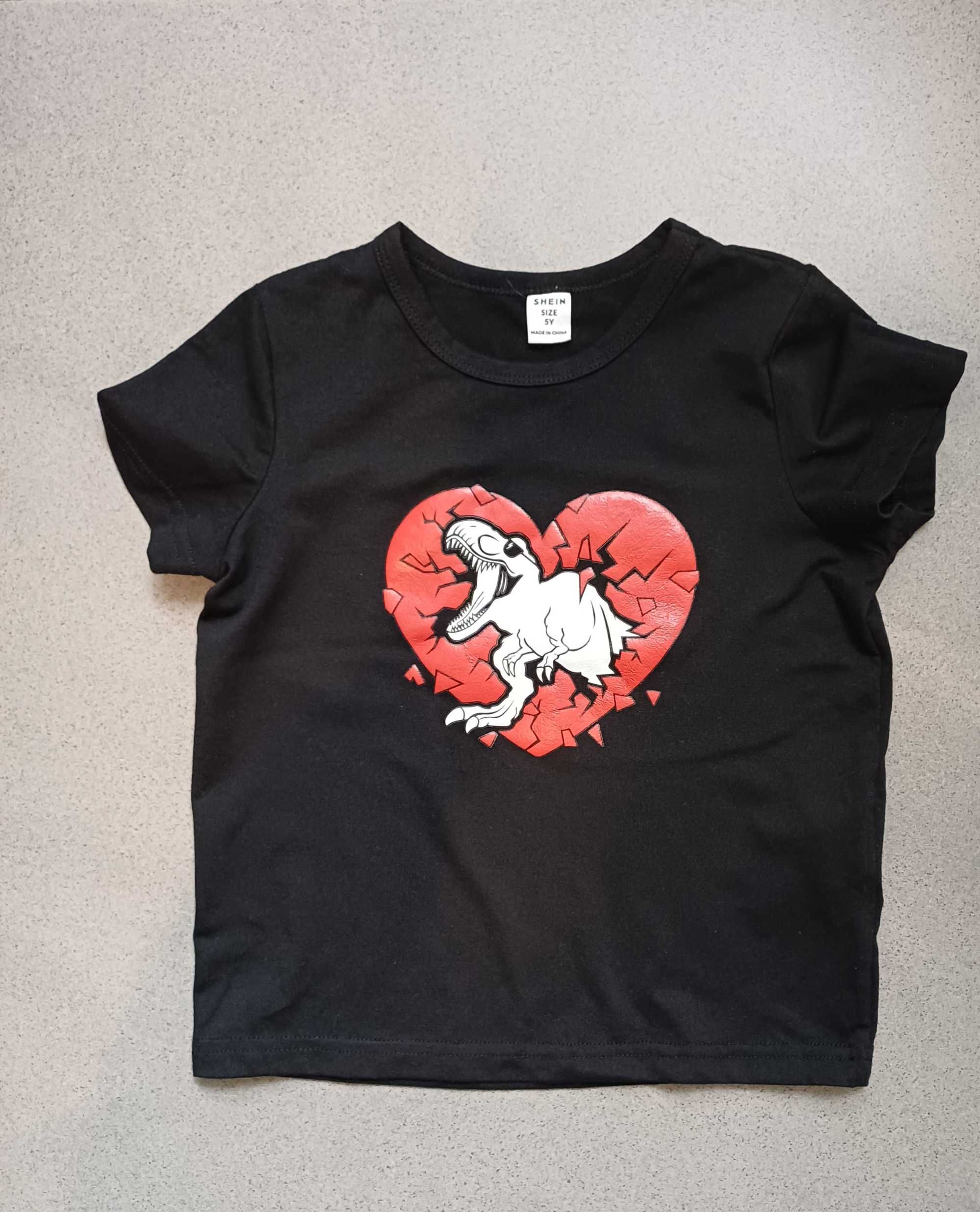 Zestaw 3 sztuk koszulek, t-shirtów chłopięcych r. 104
