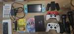 Konsola Nintendo Switch + 2 Pady + Etui + Ekran + 2 gry + Karta 512GB