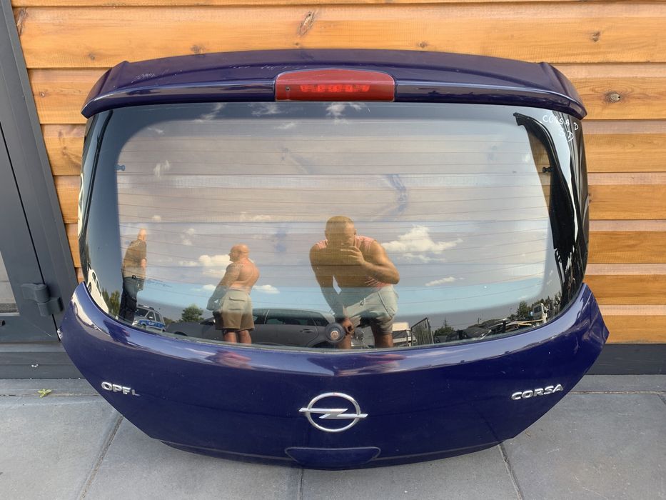Opel Corsa D klapa bagażnika kompletna 3D 3 drzwi