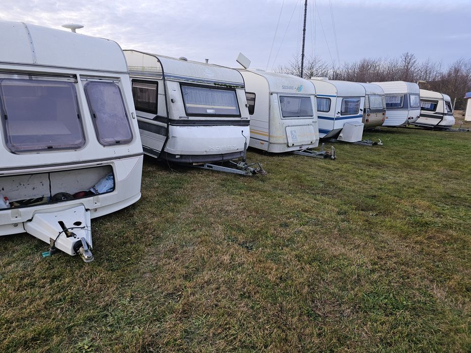 Przyczepa stacjonarna. Na budowę, działkę