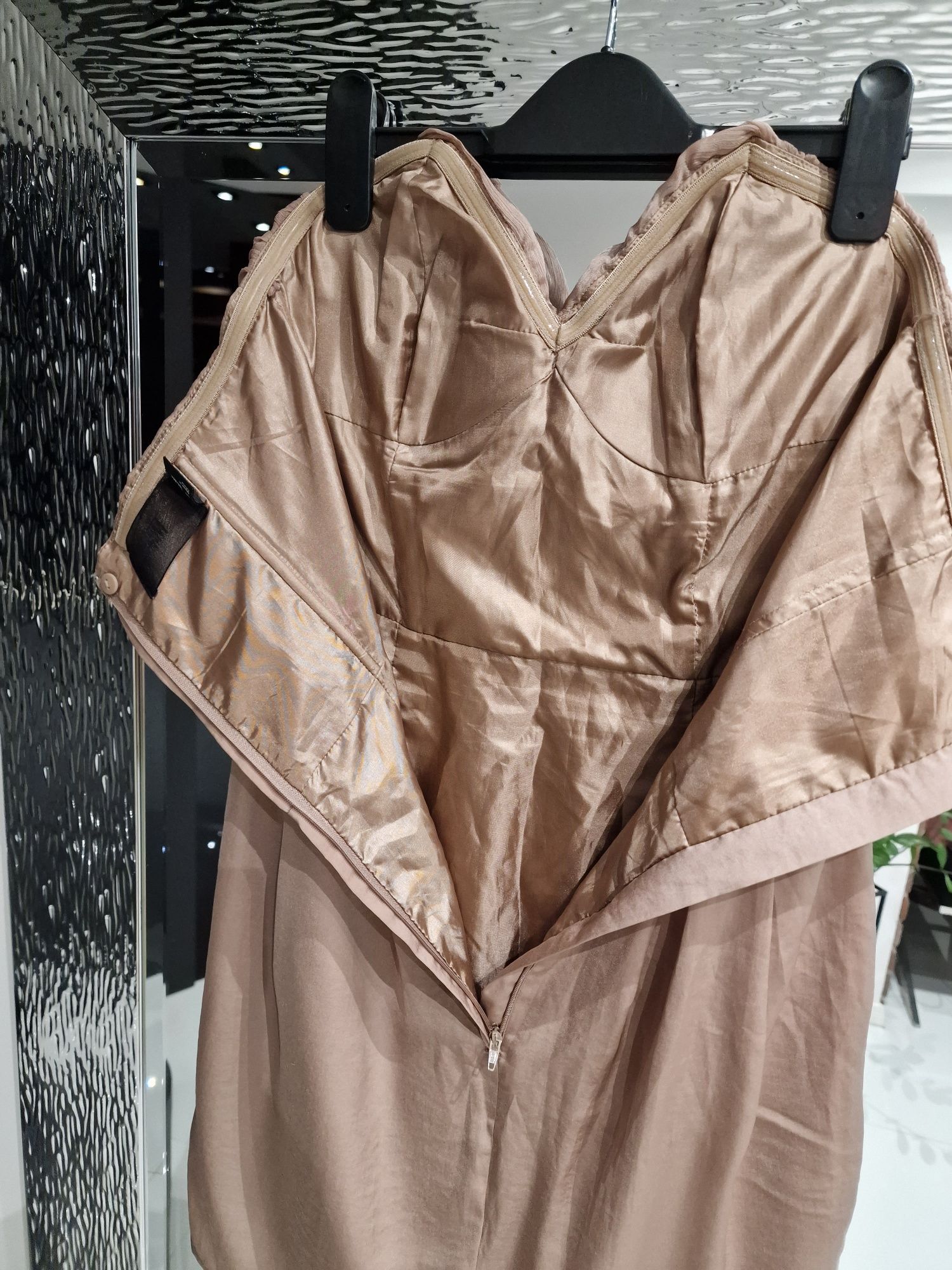 Sukienka H&M 38 M 36 wesele gorsetowa mini