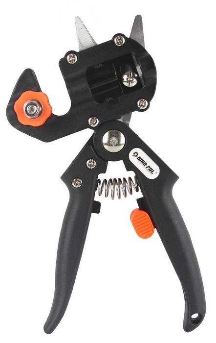 Sekator  do szczepienia drzewek krzewów z taśma 100 m komplet matryce