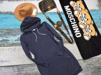 Blue Motion dresowa sukienka kaptur S/M