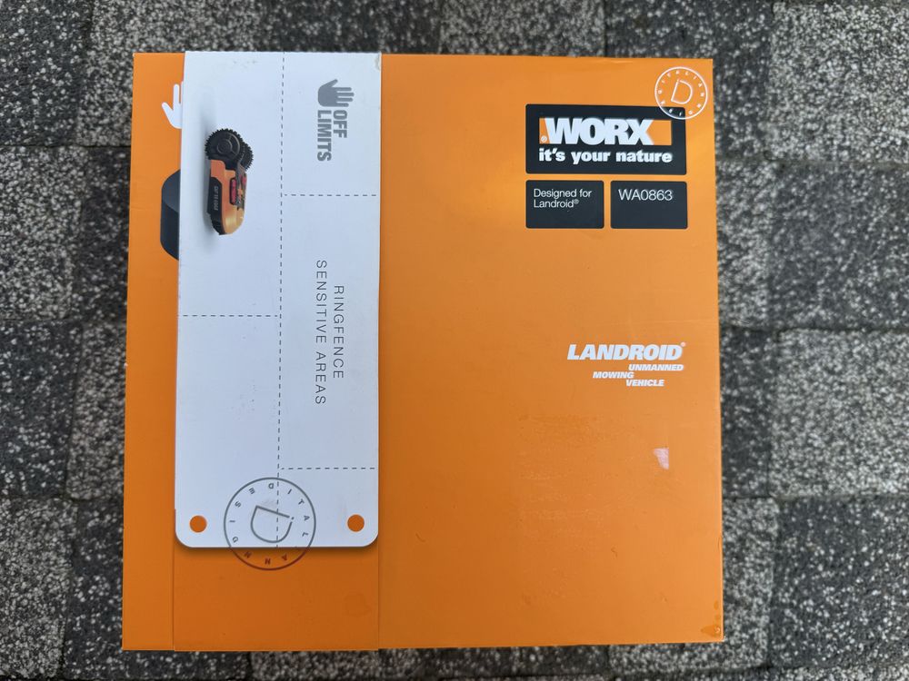Moduł wirtualne ogrodzenie i 60 m taśmy magnetycznej Landroid Worx