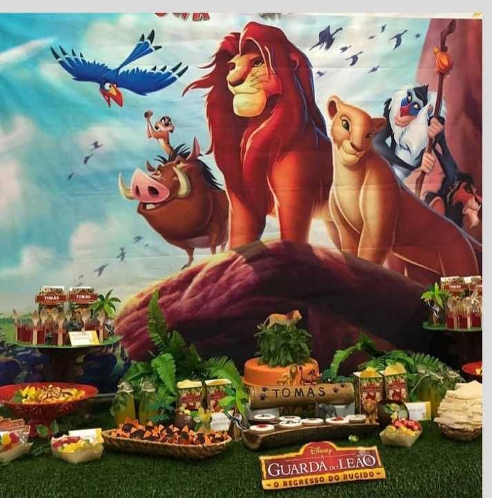 Cenário festa Rei leão