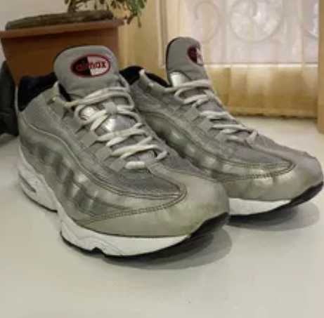 Nike air max 95 silver