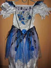 Новое платье принцесса, скелет, ведьма, королева Хэллоуин. 5-6 лет.
