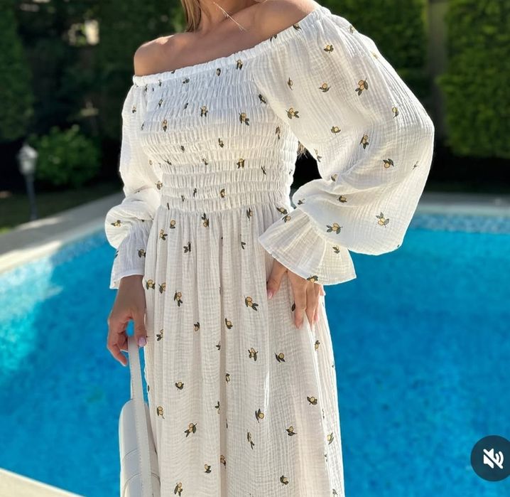 Плаття з мусліну розмір L