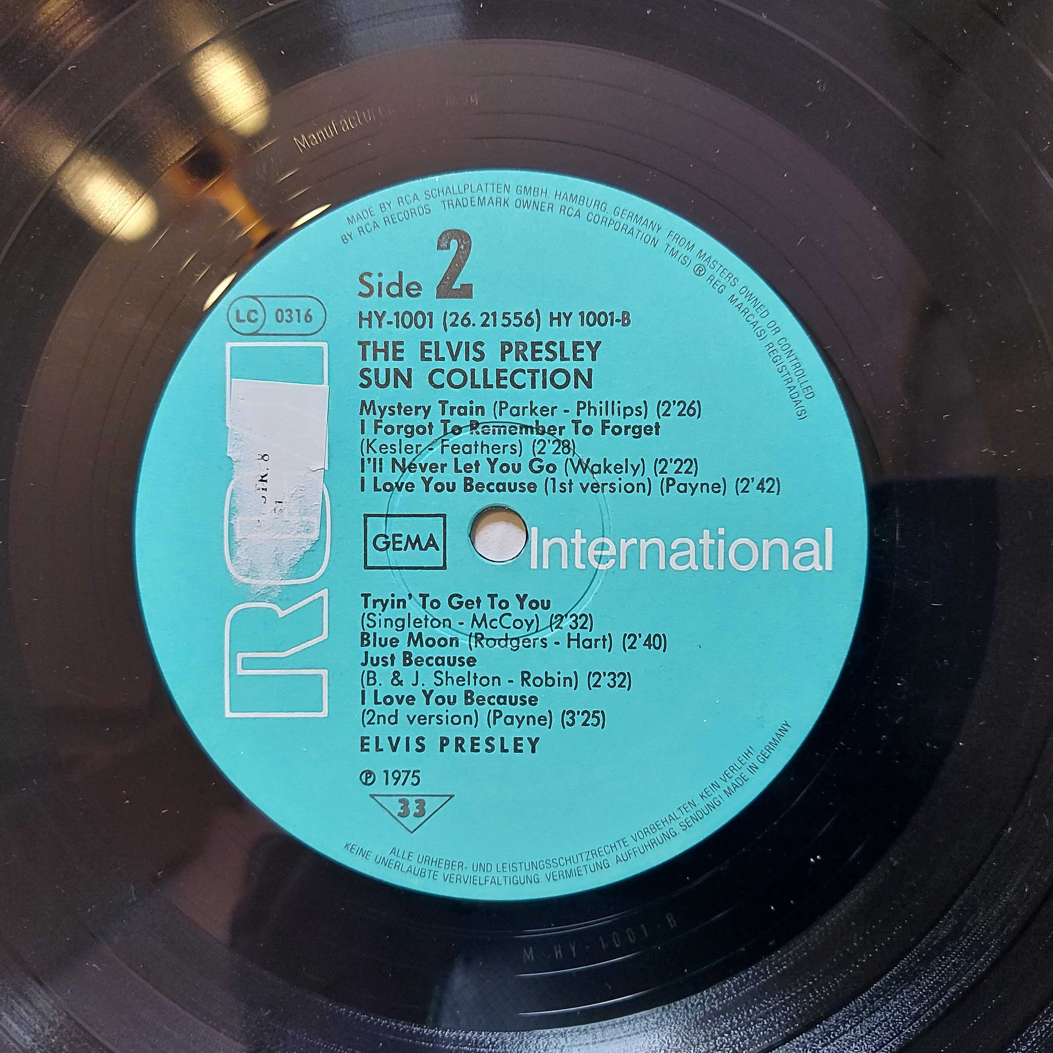 Elvis Presley ‎The Sun Collection Ger  (EX/EX)