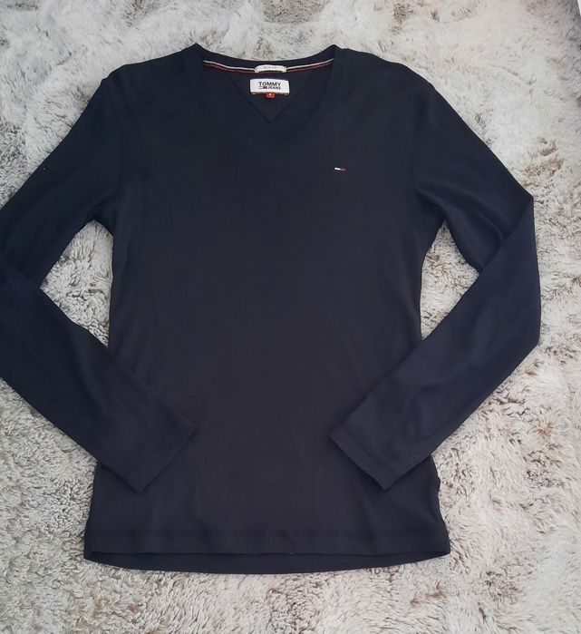 Tommy Hilfiger przepiękna koszulka z długim rękawem damska S