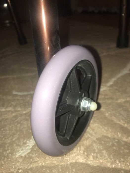 Balkonik aluminiowy, składany, 3-funkcyjny, kolor miedziany brąz