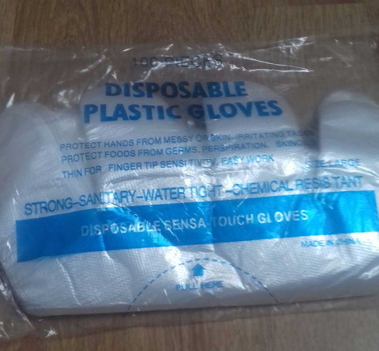 Rękawiczki foliowe  100sztuk