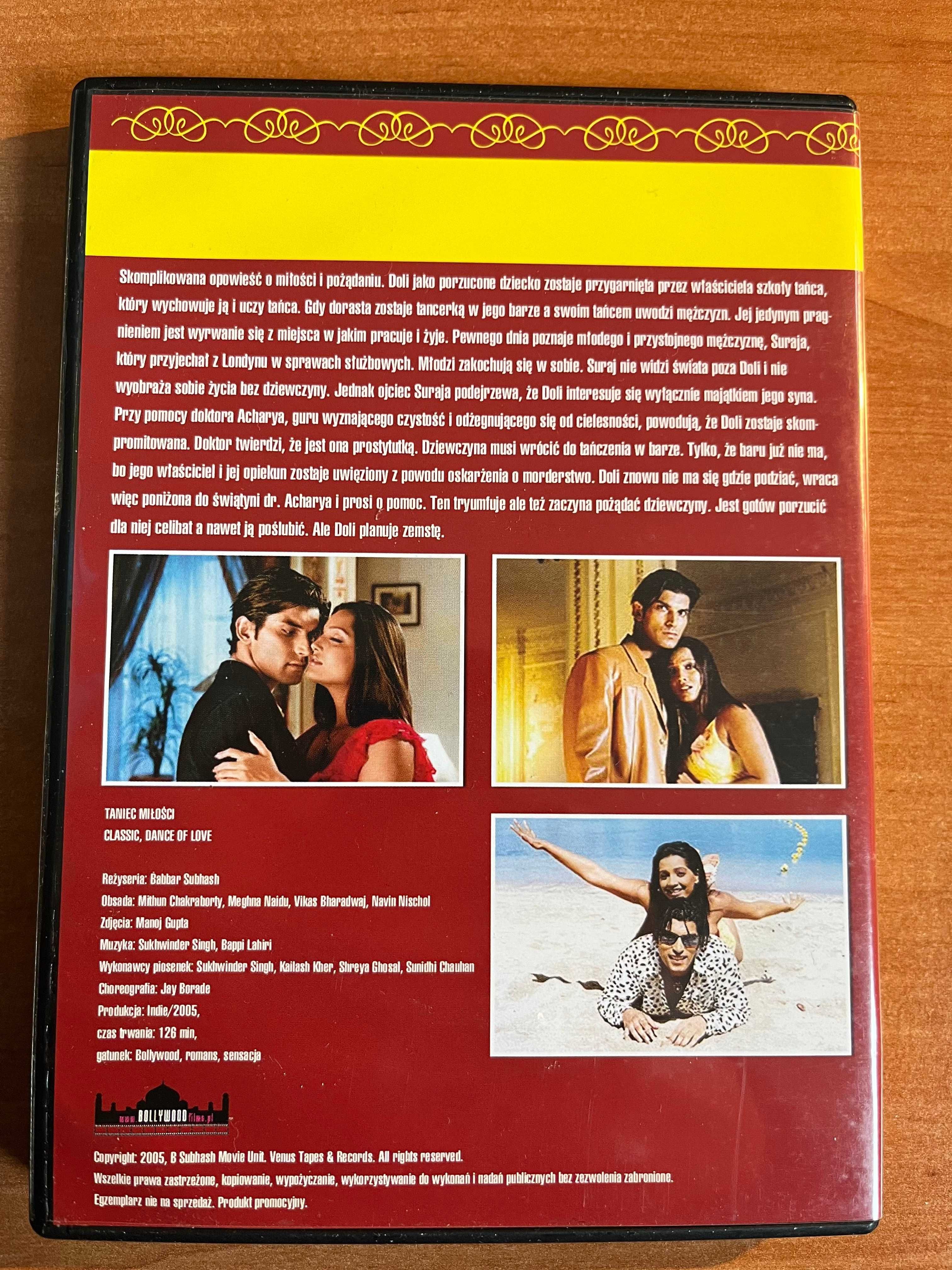 oryginalna płyta DVD film „Taniec miłości” kolekcja Bollywood Naidu