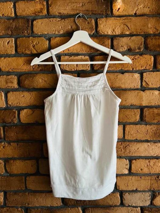 Biała koszulka na ramiączkach 36 38 S M
