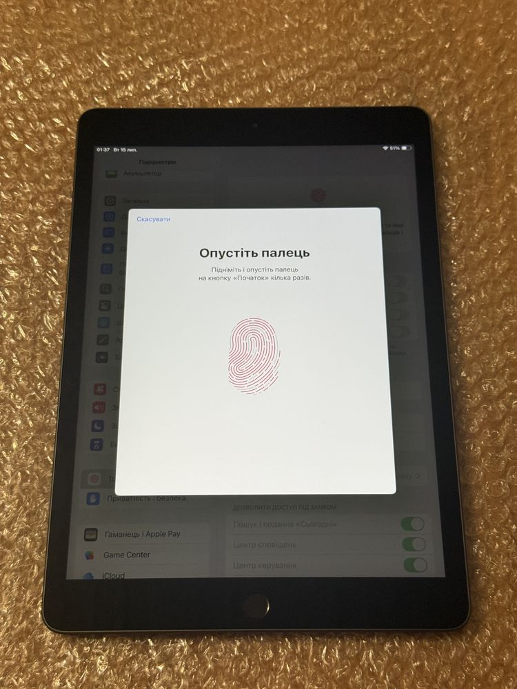 10.2”Apple iPad 7th 128gb WIFI Ідеал 98% батарея A2197