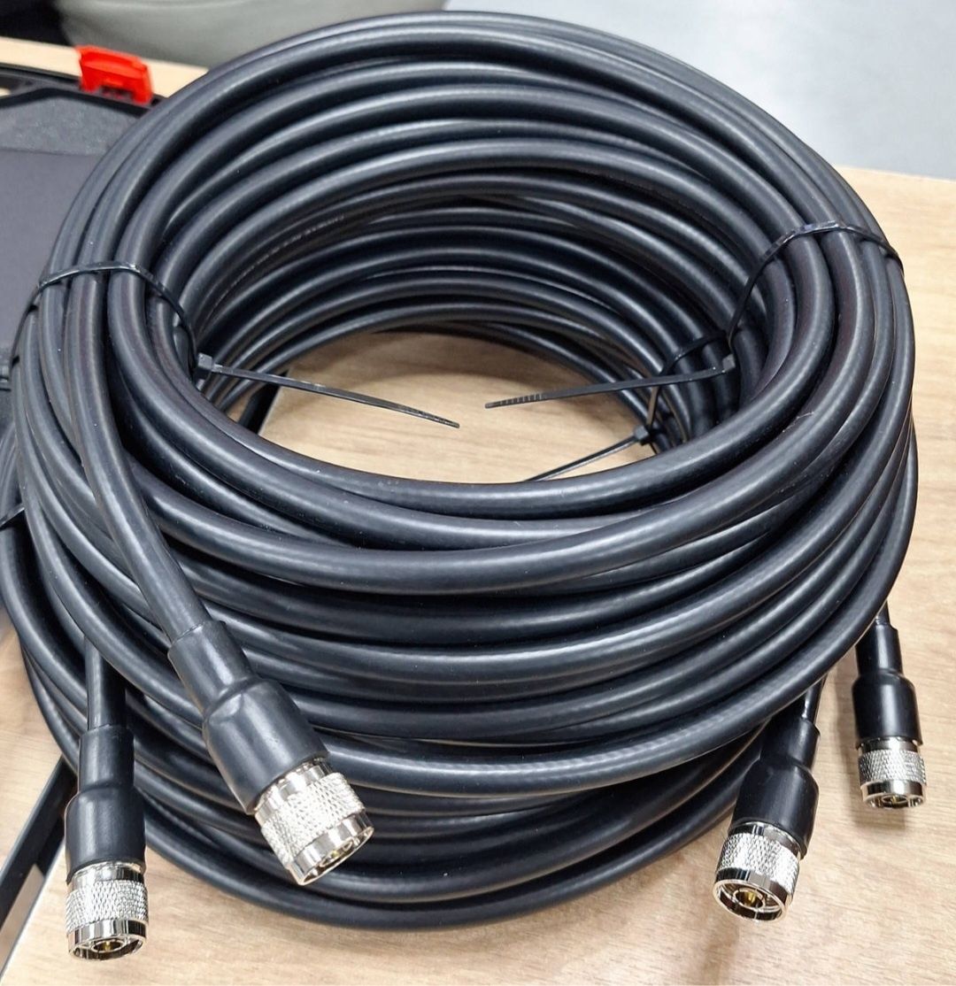 Коаксиальный кабель RG-8 N-Type/N-Type КОМПЛЕКТ с двух кабелей по 20m.