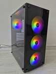 ATX корпус з 4*120mm FAN. 1st Player V3B. Скло попереду і збоку