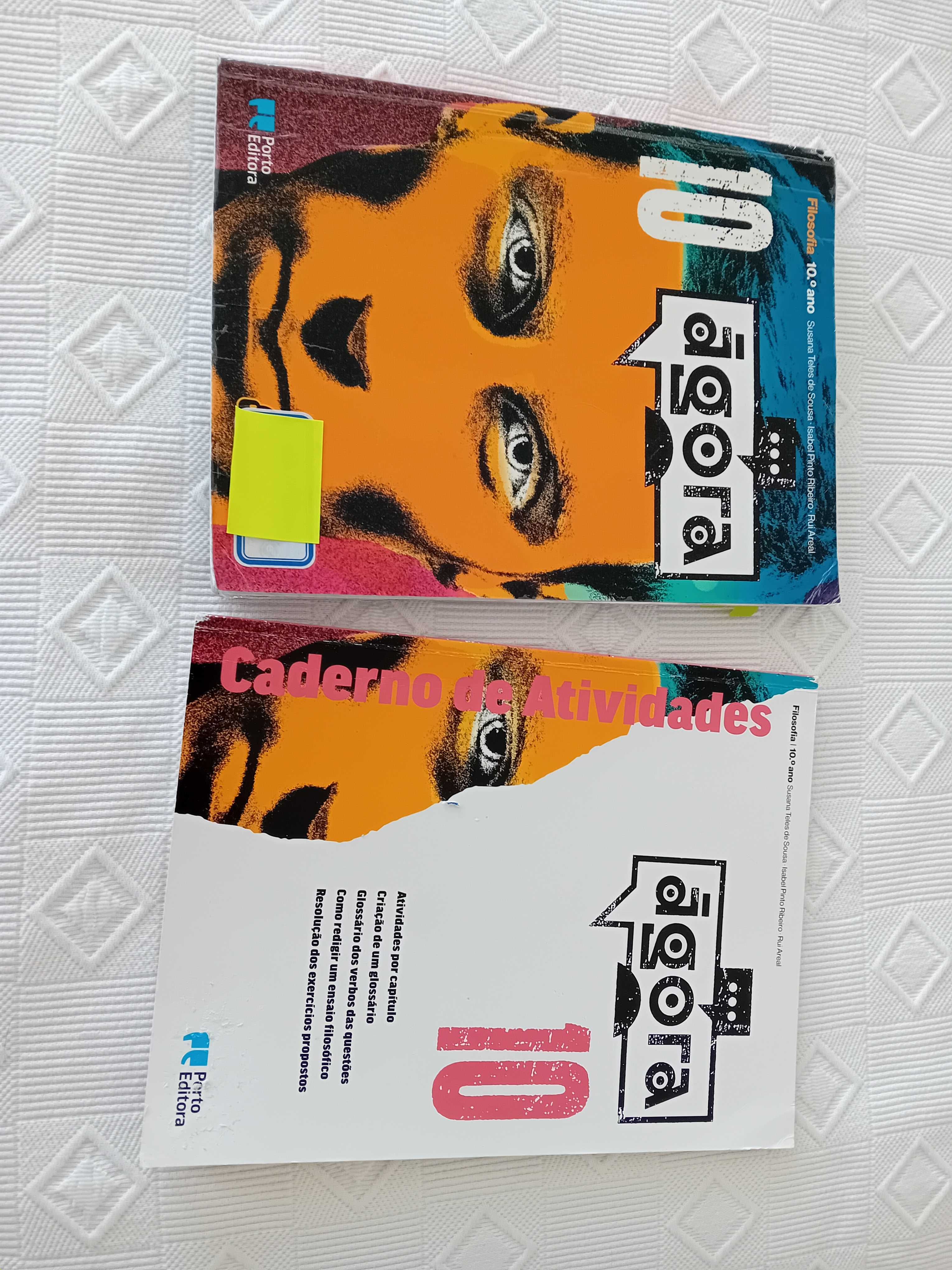 Manuais e livros de fichas 10° e 11° ano