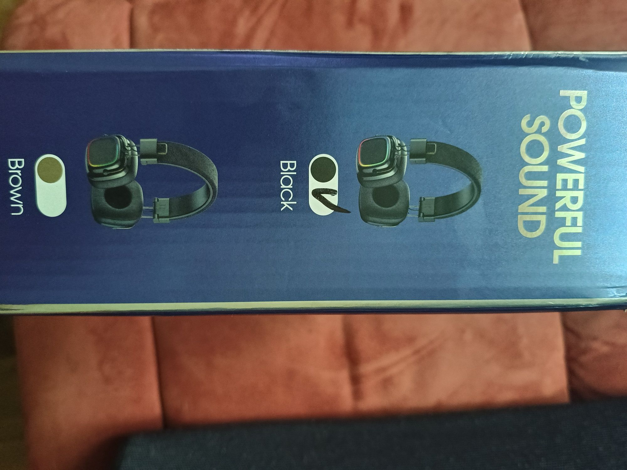 Бездротові навушники Powerful Sound XY-30 Чорні, з підсвіткою,