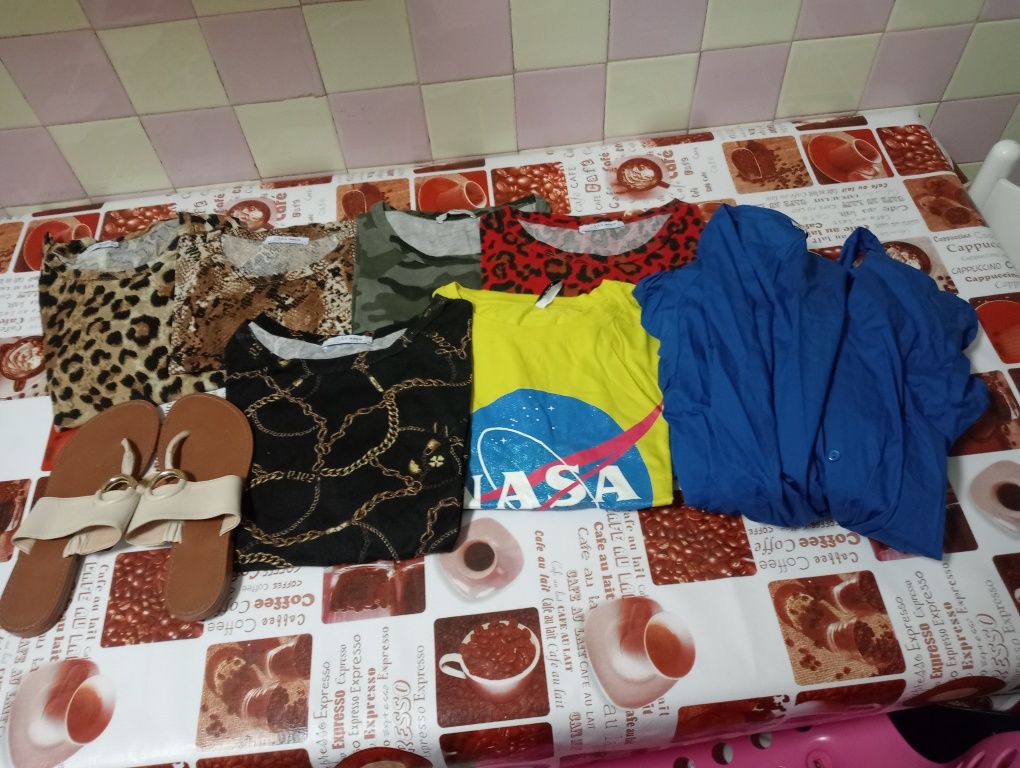 Kispo colete cor tropa tamanho S oferta roupas camisolas verão