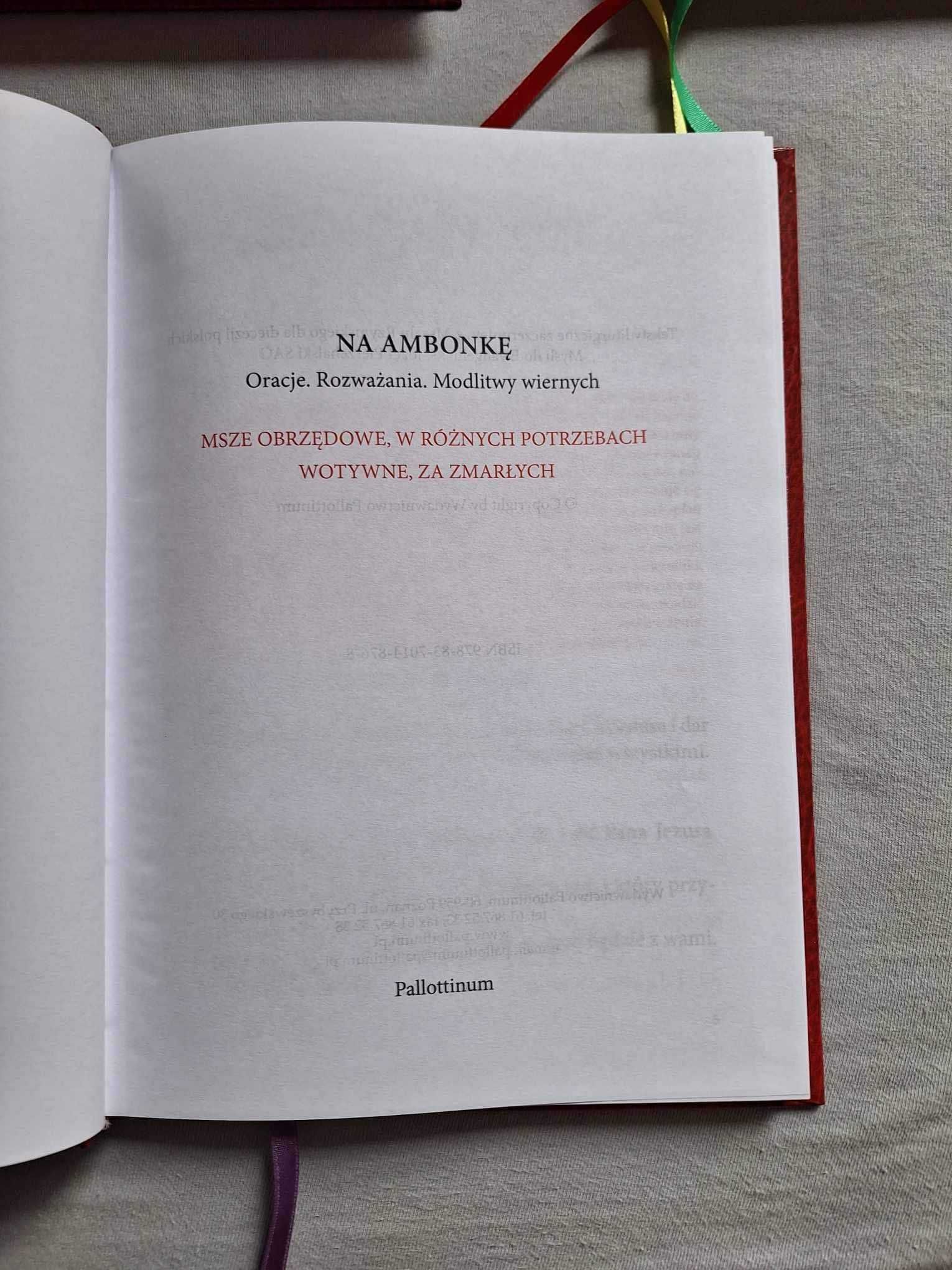 Księgi liturgiczne - Na Ambonkę + GRATIS