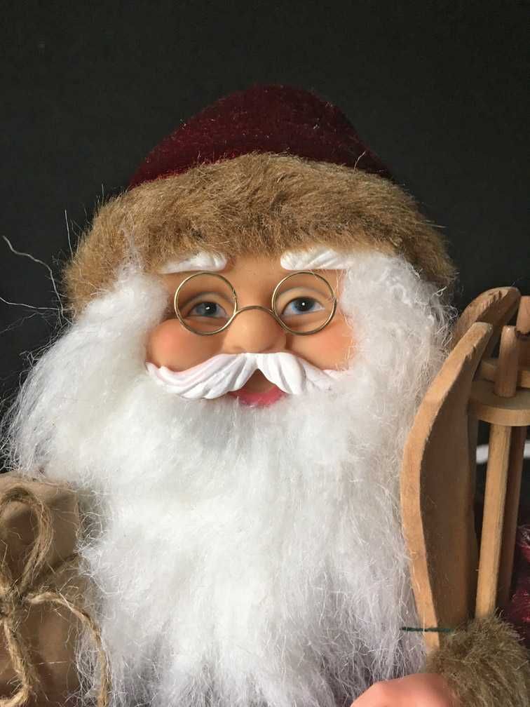 Дід Мороз, Санта Клаус, Святий Миколай, іграшка під ялинку (40 см)