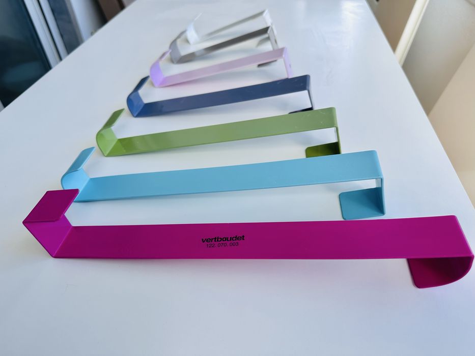 Verbaudet 7 Ganchos Cabides porta atrás colorido