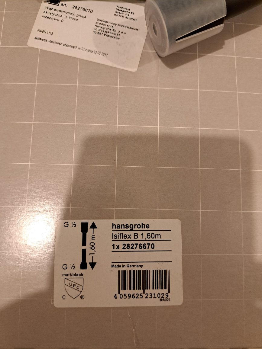 Wąż prysznicowy Hansgrohe Isiflex B 160 cm