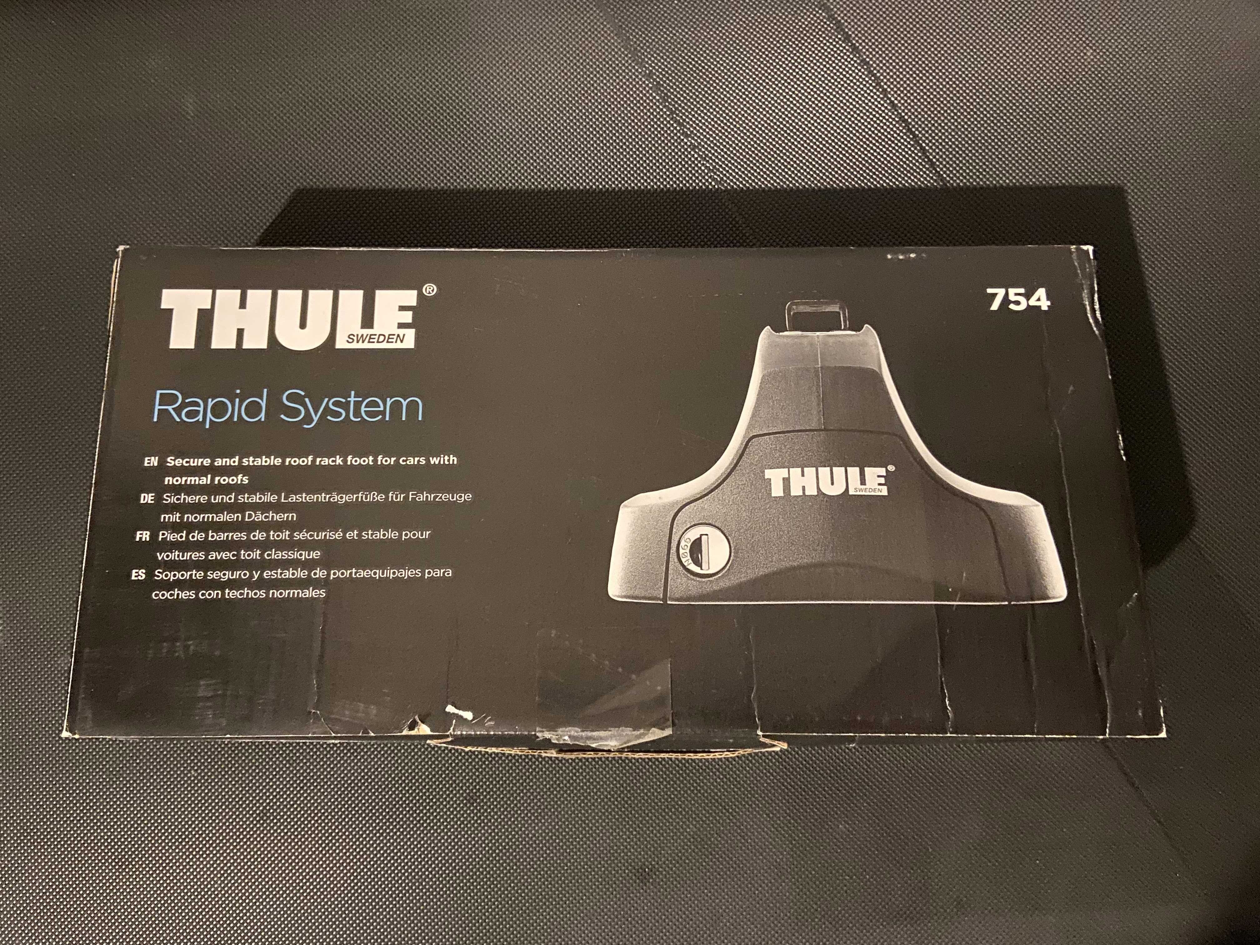 Thule Rapid System 754 stopy 4 szt. + Thule Kit 1694 Hyundai I40 sedan