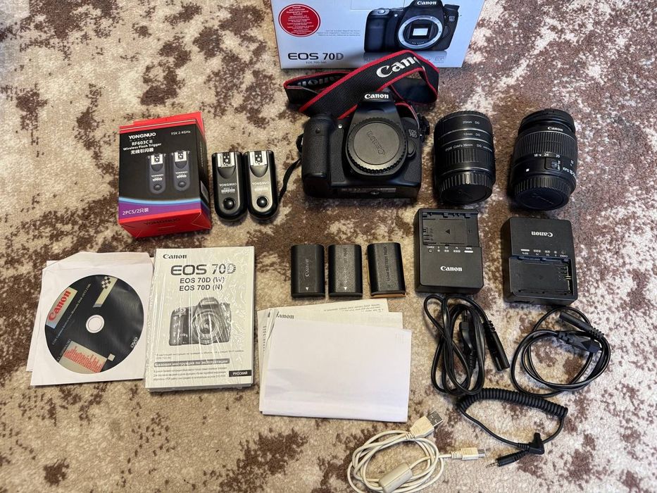 АКТУАЛЬНО! Canon 70d з об'єктивом